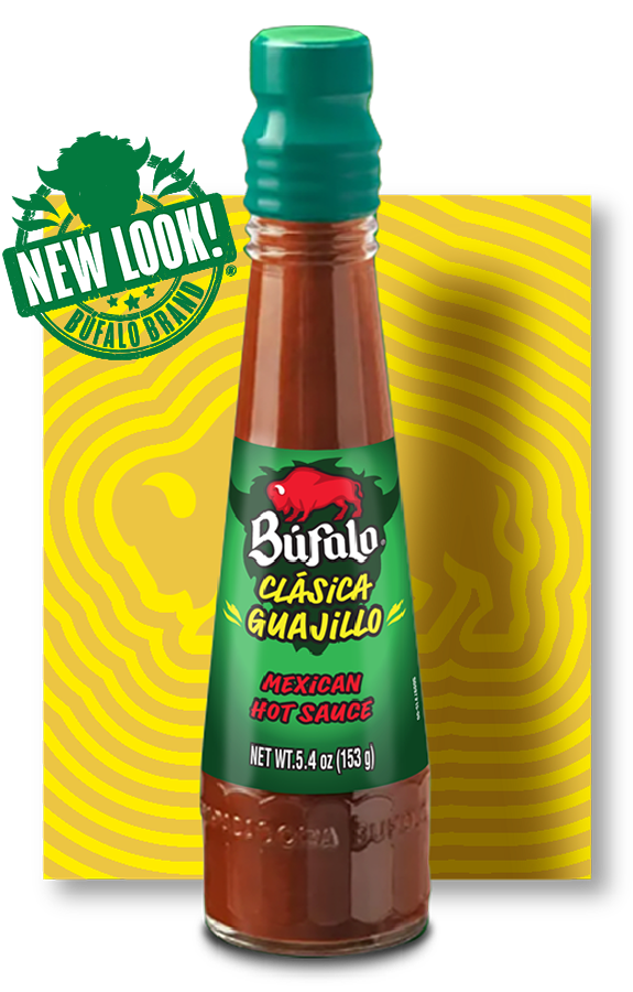 BÚFALO<sup>®</sup> Salsa Clásica Guajillo Mexican Hot Sauce