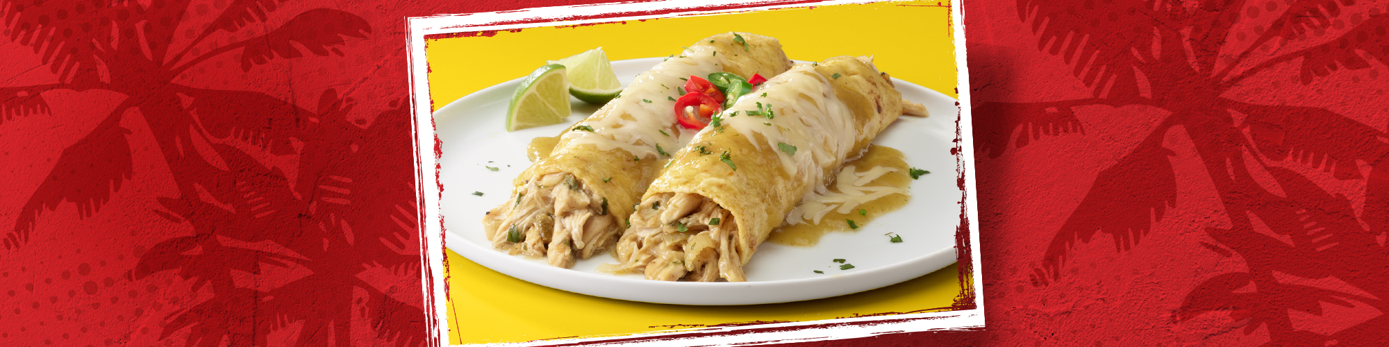 Green Chile Chicken Enchiladas