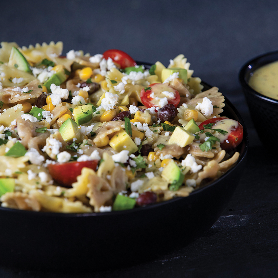 cilantro lime bowtie pasta