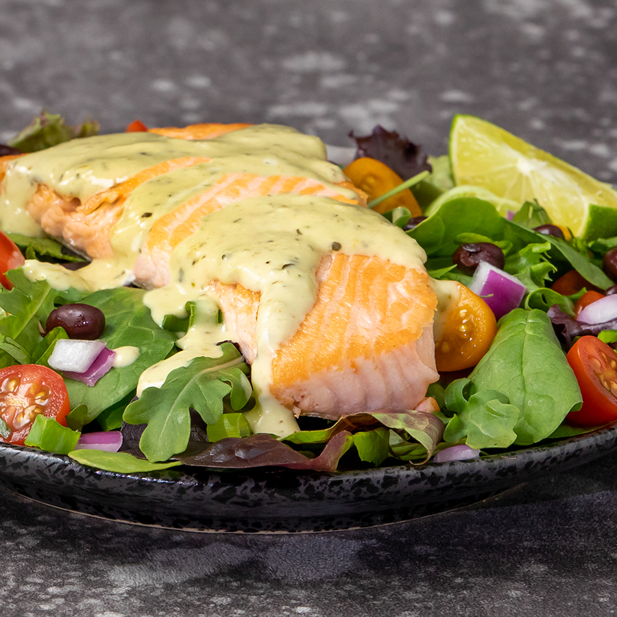 cilantro lime salmon salad