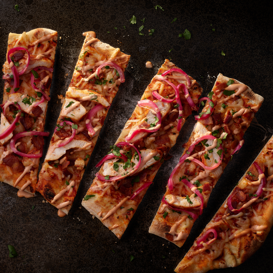 salsas grilled chicken flatbread